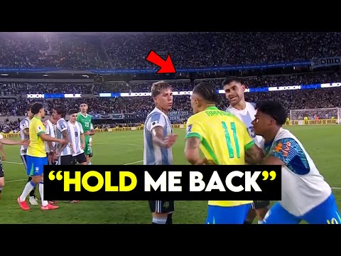 🔥HEATED FIGHT - Argentina vs Brazil Turns Messy