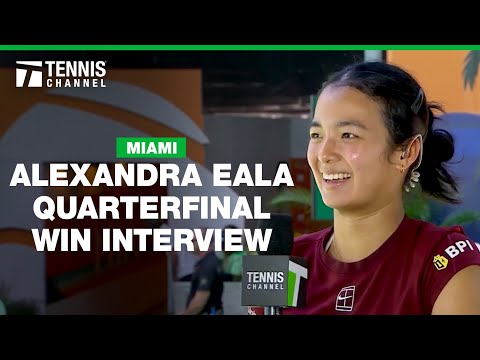 Alexandra Eala Reflects On Biggest Win of Career | 2025 Miami