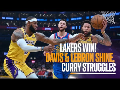 &quot;Lakers vs Warriors Highlights | Davis Dominates, LeBron Shines, Curry Struggles | NBA 2025&quot;