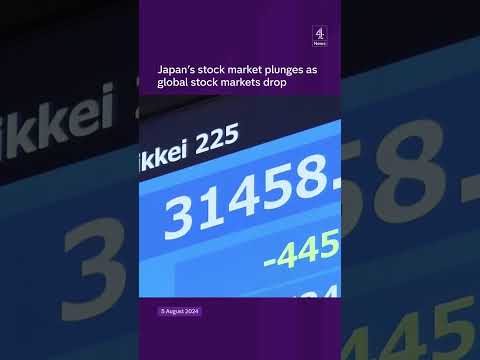 Japan&#039;s stock market plunges as global stock markets drop
