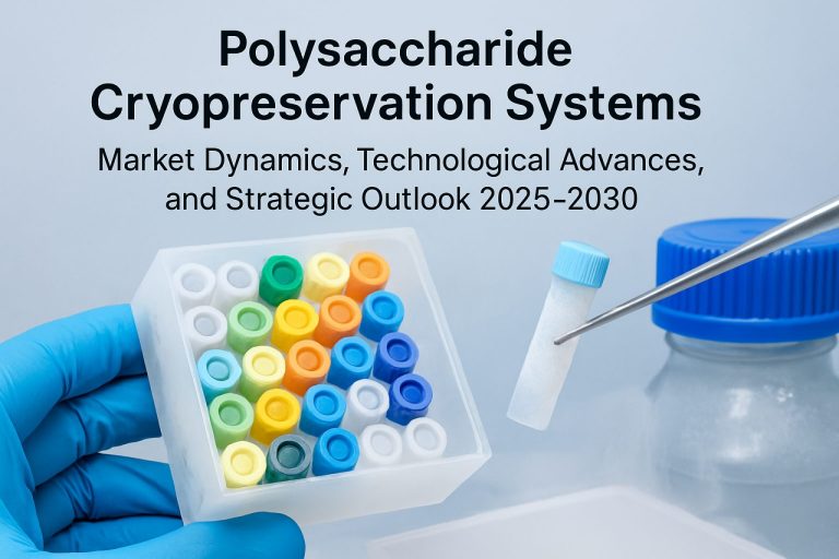 Polysakkaridikryosäilytysjärjestelmät: Markkinadynamiikka, teknologiset edistysaskeleet ja strateginen näkymä 2025–2030